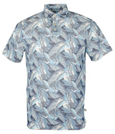 Tommy Bahama Men's Jungle Bay Short Sleeve Polo Shirts Caspian Sea Small